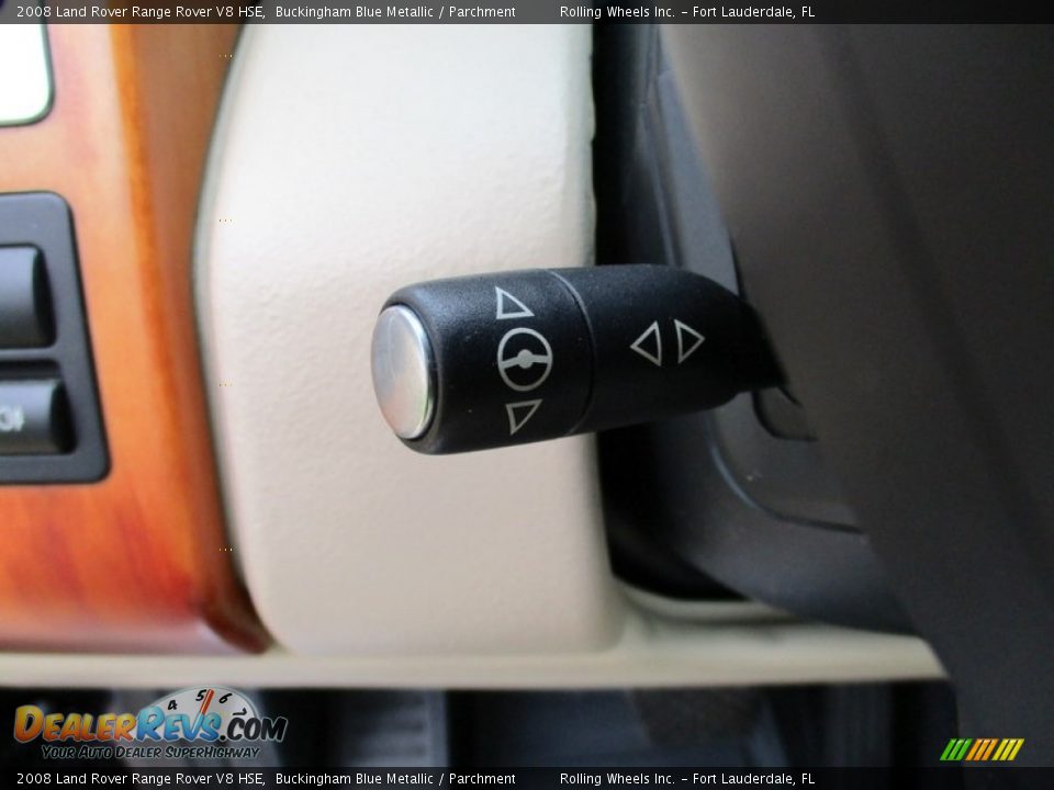 2008 Land Rover Range Rover V8 HSE Buckingham Blue Metallic / Parchment Photo #23