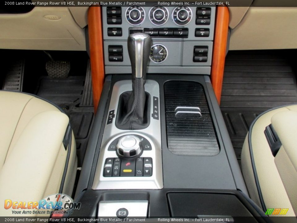2008 Land Rover Range Rover V8 HSE Buckingham Blue Metallic / Parchment Photo #26