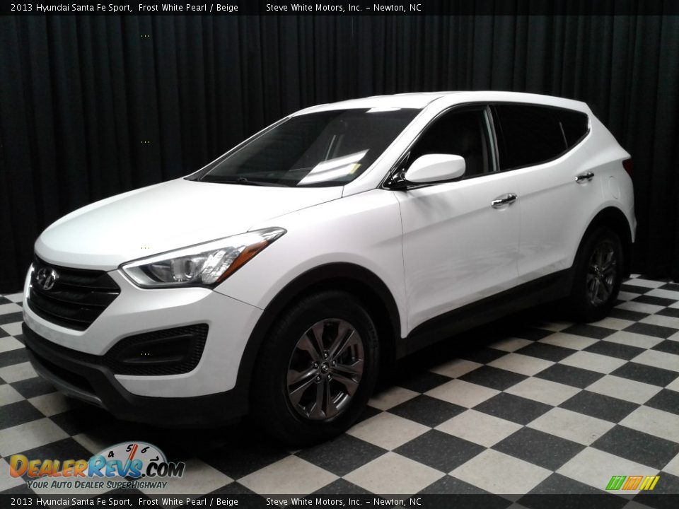 2013 Hyundai Santa Fe Sport Frost White Pearl / Beige Photo #2