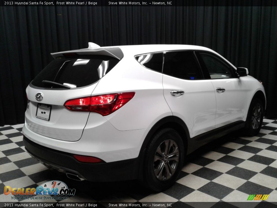 2013 Hyundai Santa Fe Sport Frost White Pearl / Beige Photo #6