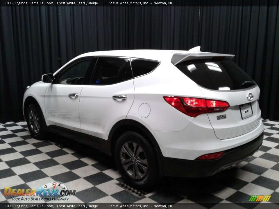 2013 Hyundai Santa Fe Sport Frost White Pearl / Beige Photo #8
