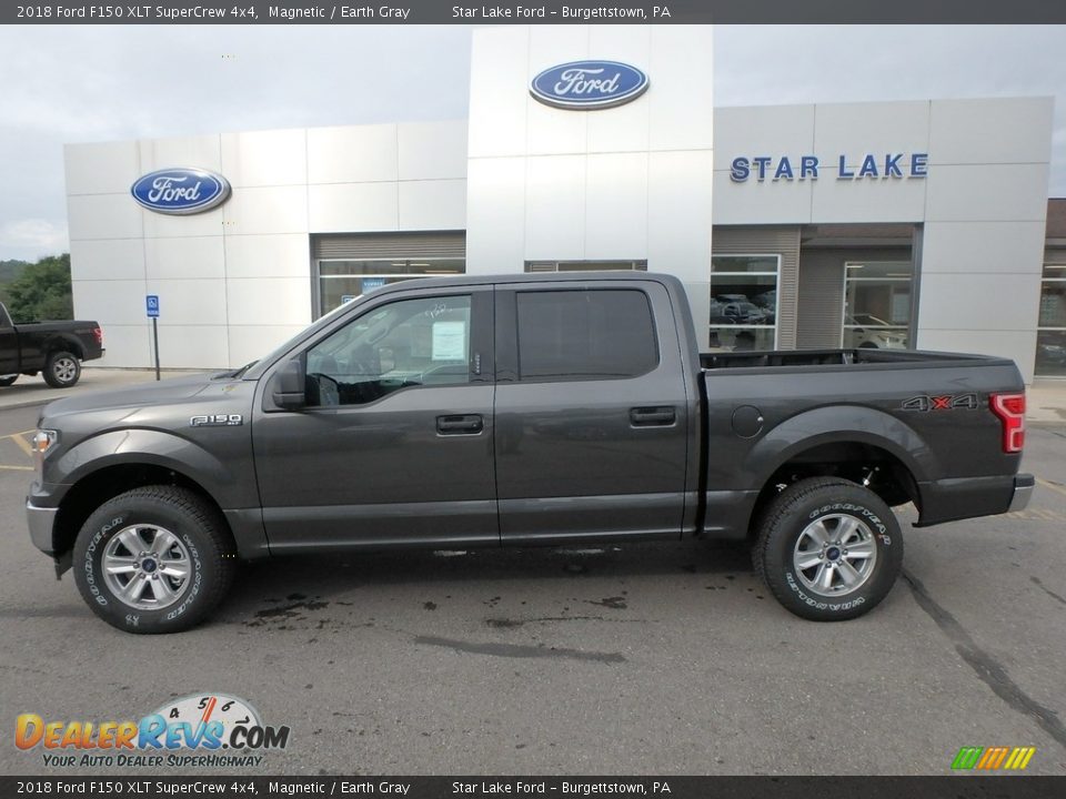 2018 Ford F150 XLT SuperCrew 4x4 Magnetic / Earth Gray Photo #8