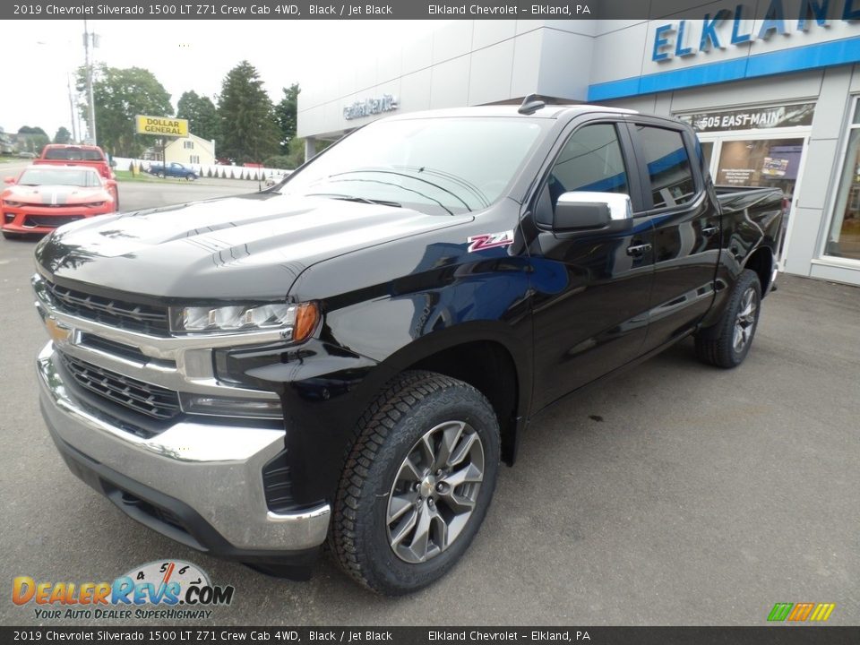 2019 Chevrolet Silverado 1500 LT Z71 Crew Cab 4WD Black / Jet Black Photo #1