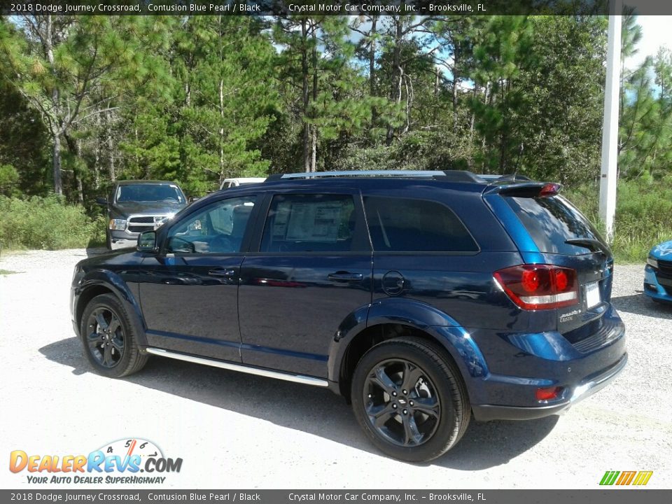 2018 Dodge Journey Crossroad Contusion Blue Pearl / Black Photo #3