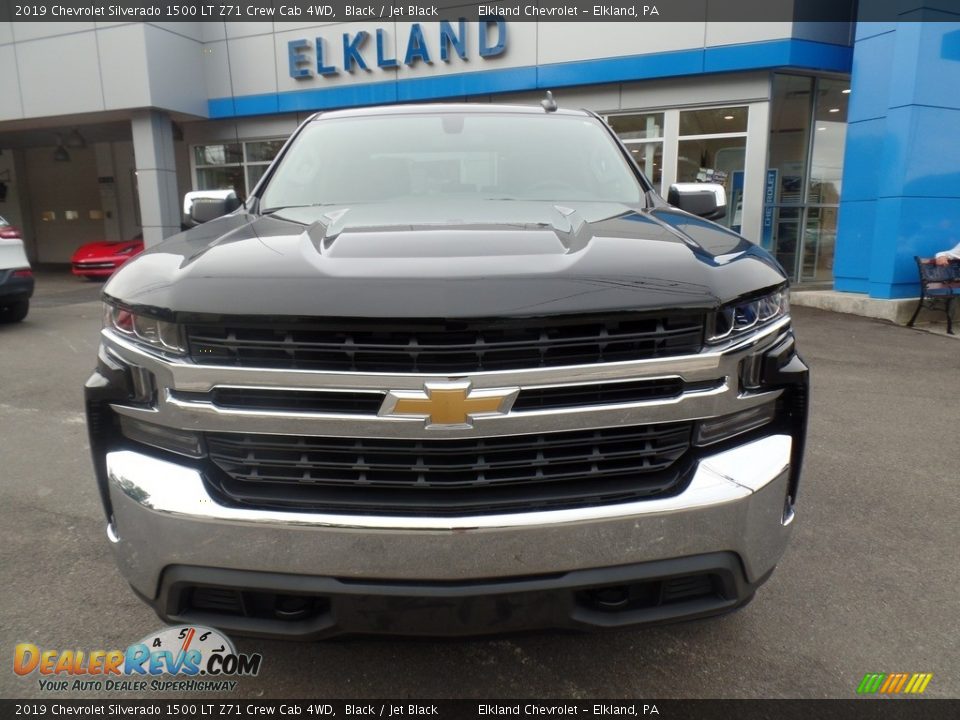 2019 Chevrolet Silverado 1500 LT Z71 Crew Cab 4WD Black / Jet Black Photo #2