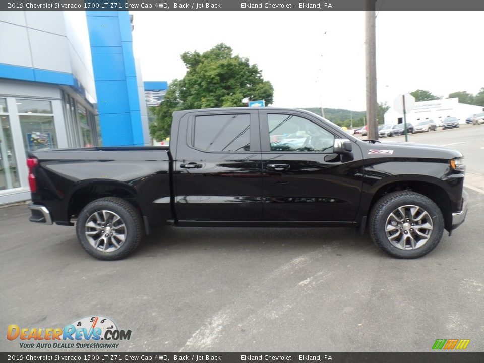 2019 Chevrolet Silverado 1500 LT Z71 Crew Cab 4WD Black / Jet Black Photo #4