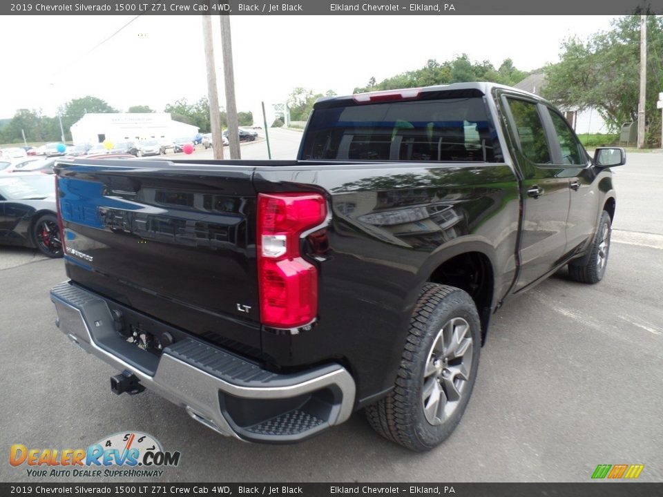 2019 Chevrolet Silverado 1500 LT Z71 Crew Cab 4WD Black / Jet Black Photo #5