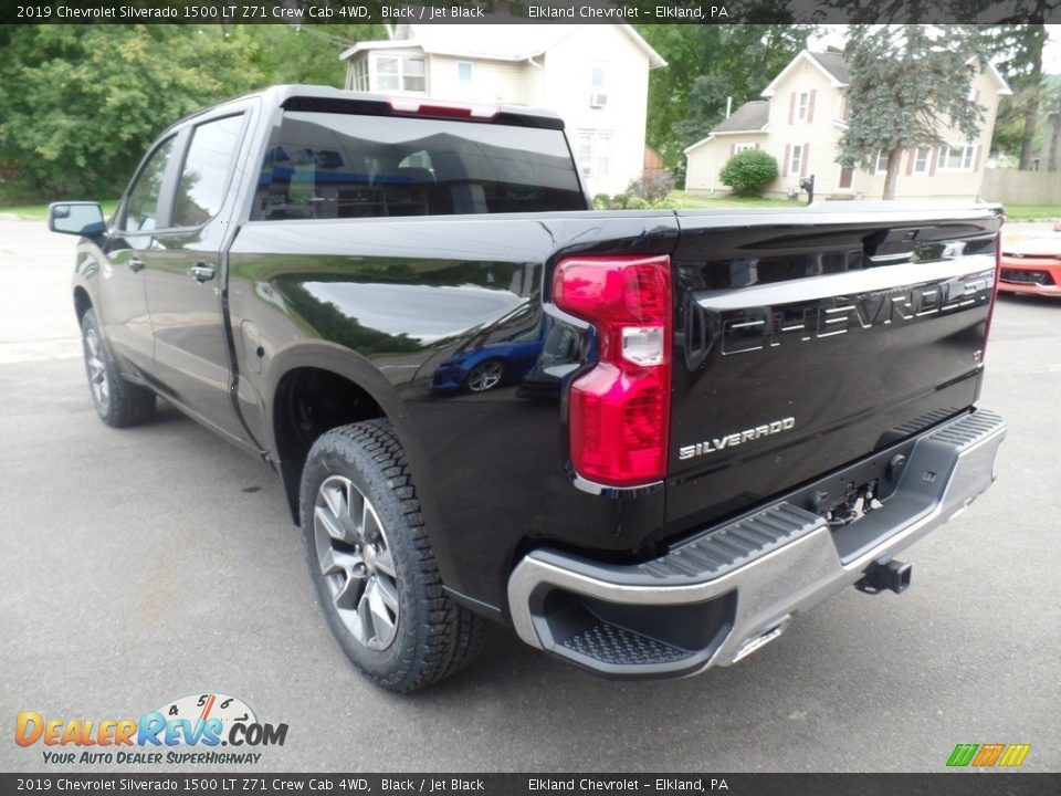 2019 Chevrolet Silverado 1500 LT Z71 Crew Cab 4WD Black / Jet Black Photo #7