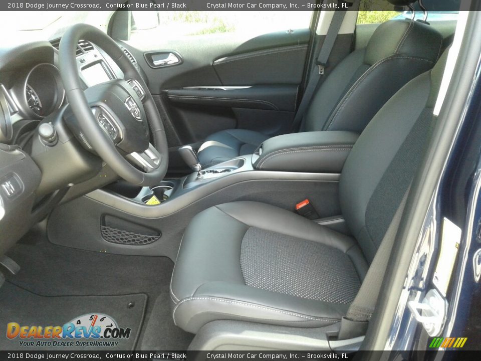 2018 Dodge Journey Crossroad Contusion Blue Pearl / Black Photo #9