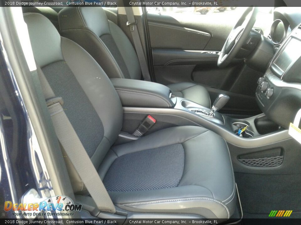 2018 Dodge Journey Crossroad Contusion Blue Pearl / Black Photo #12