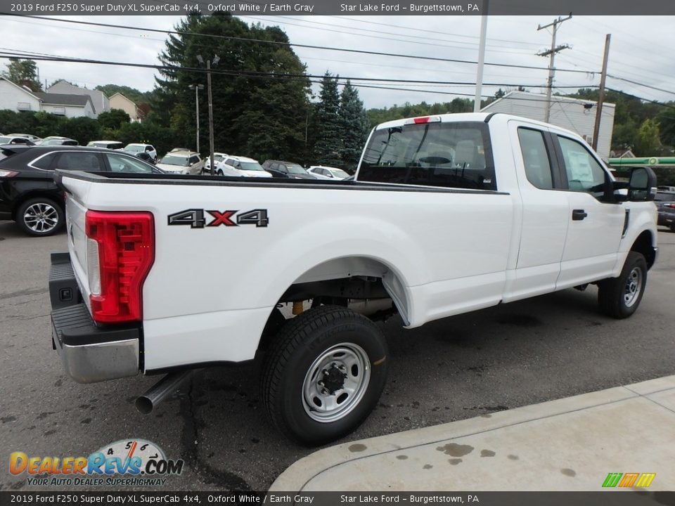 2019 Ford F250 Super Duty XL SuperCab 4x4 Oxford White / Earth Gray Photo #5
