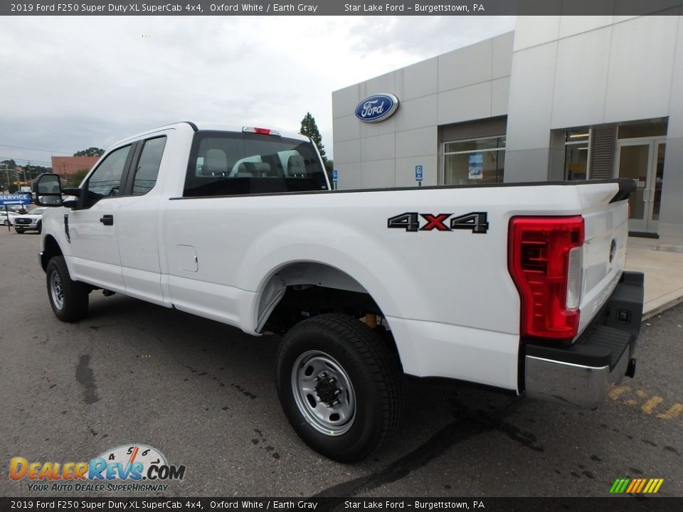 2019 Ford F250 Super Duty XL SuperCab 4x4 Oxford White / Earth Gray Photo #9