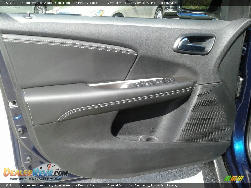 2018 Dodge Journey Crossroad Contusion Blue Pearl / Black Photo #17