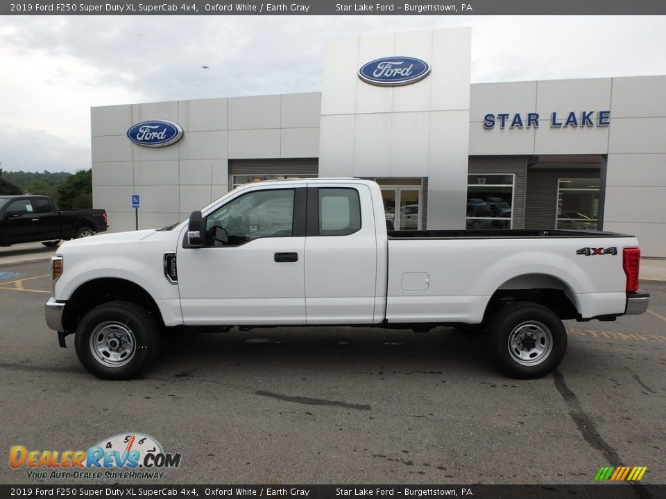 2019 Ford F250 Super Duty XL SuperCab 4x4 Oxford White / Earth Gray Photo #10