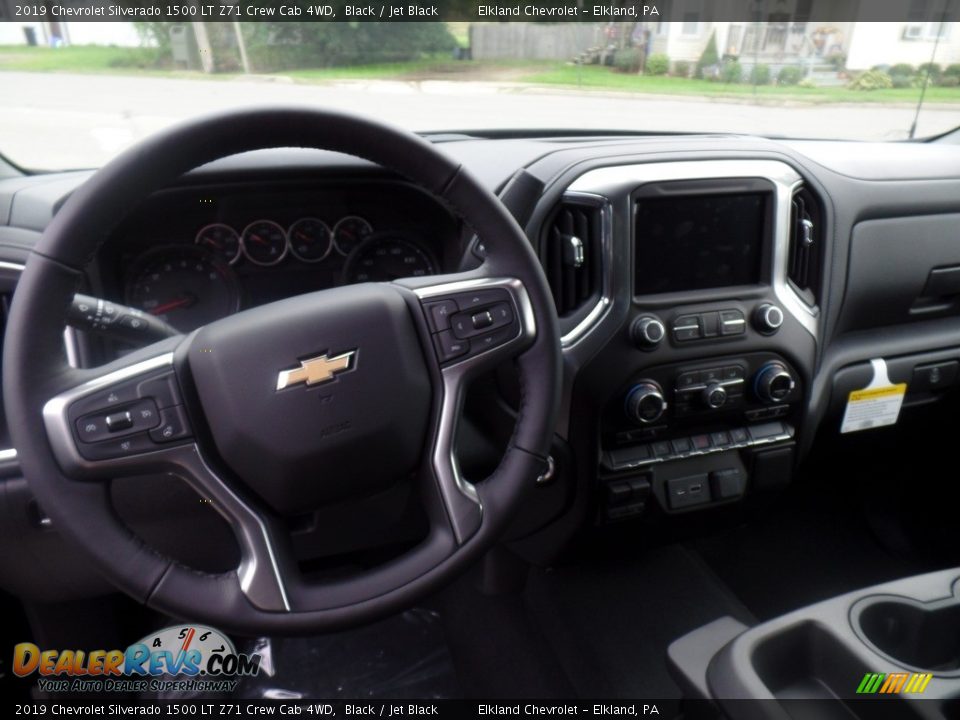 2019 Chevrolet Silverado 1500 LT Z71 Crew Cab 4WD Black / Jet Black Photo #21