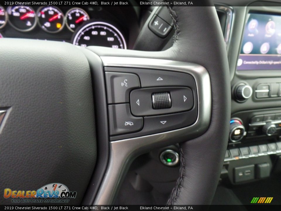 2019 Chevrolet Silverado 1500 LT Z71 Crew Cab 4WD Black / Jet Black Photo #23