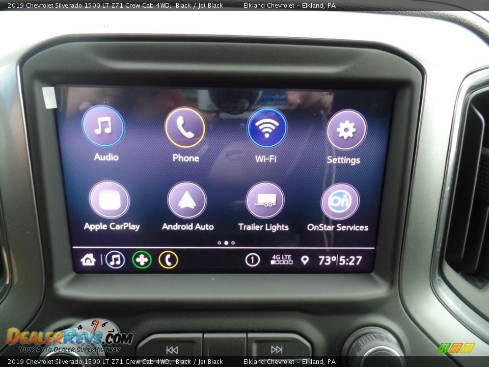 2019 Chevrolet Silverado 1500 LT Z71 Crew Cab 4WD Black / Jet Black Photo #29