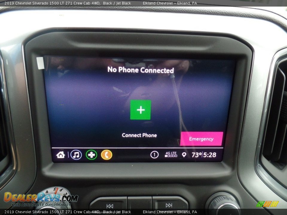 2019 Chevrolet Silverado 1500 LT Z71 Crew Cab 4WD Black / Jet Black Photo #31