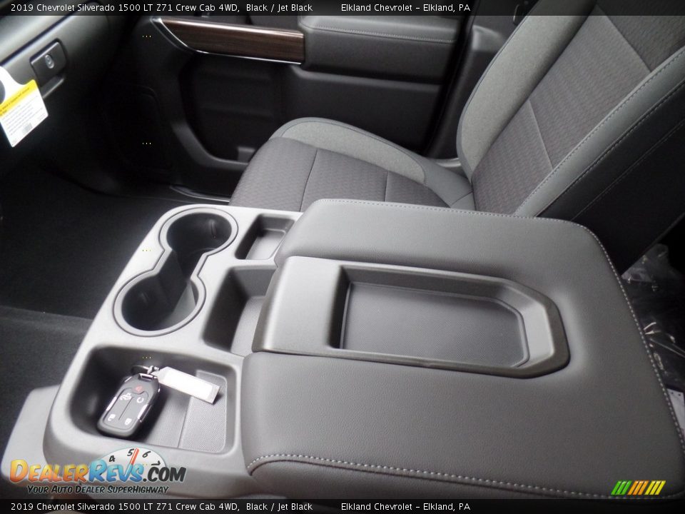 2019 Chevrolet Silverado 1500 LT Z71 Crew Cab 4WD Black / Jet Black Photo #36