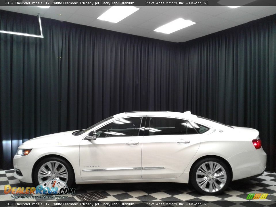 2014 Chevrolet Impala LTZ White Diamond Tricoat / Jet Black/Dark Titanium Photo #1