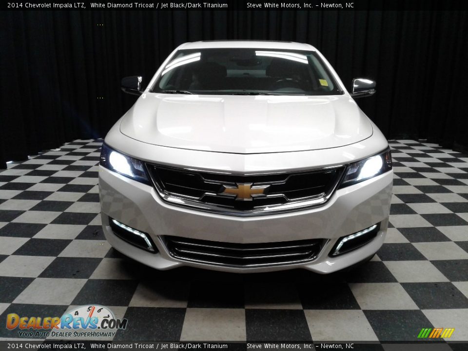 2014 Chevrolet Impala LTZ White Diamond Tricoat / Jet Black/Dark Titanium Photo #3