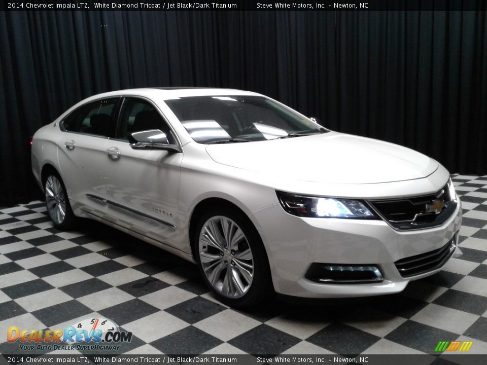 2014 Chevrolet Impala LTZ White Diamond Tricoat / Jet Black/Dark Titanium Photo #4