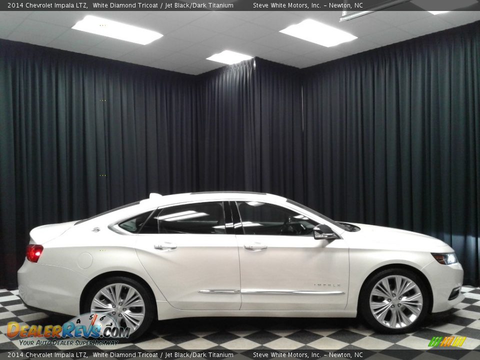 2014 Chevrolet Impala LTZ White Diamond Tricoat / Jet Black/Dark Titanium Photo #5