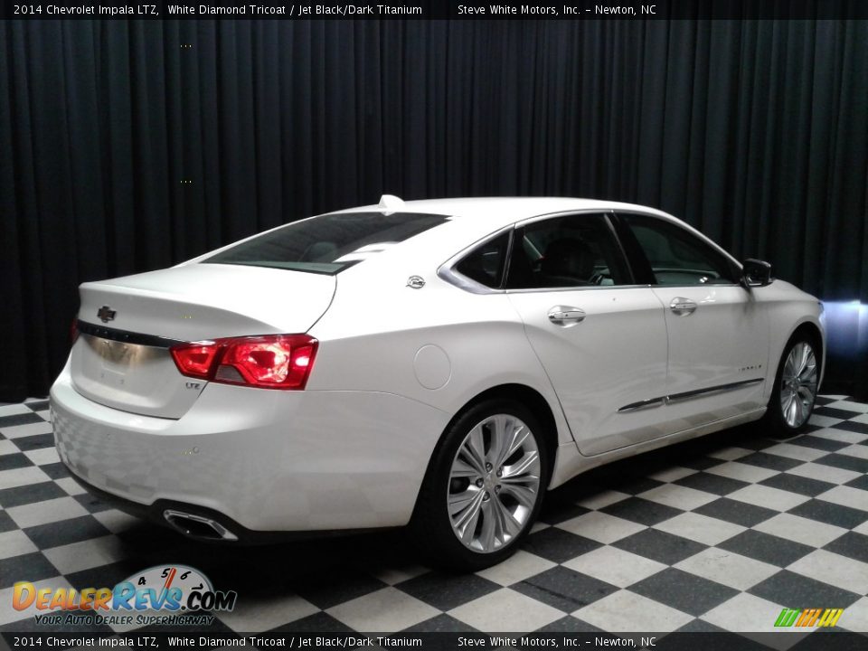 2014 Chevrolet Impala LTZ White Diamond Tricoat / Jet Black/Dark Titanium Photo #6