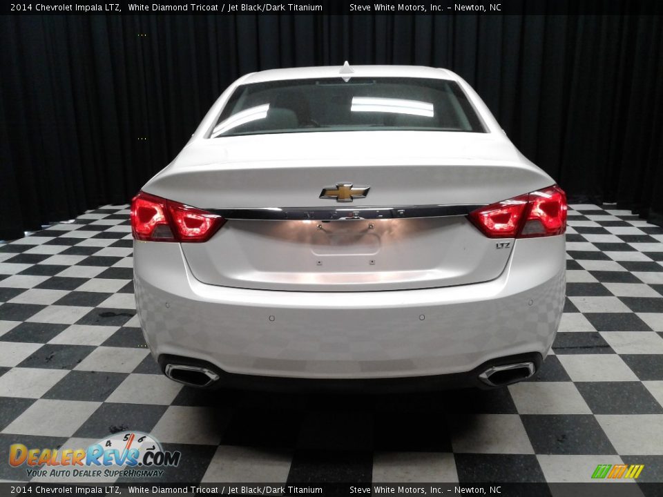 2014 Chevrolet Impala LTZ White Diamond Tricoat / Jet Black/Dark Titanium Photo #7