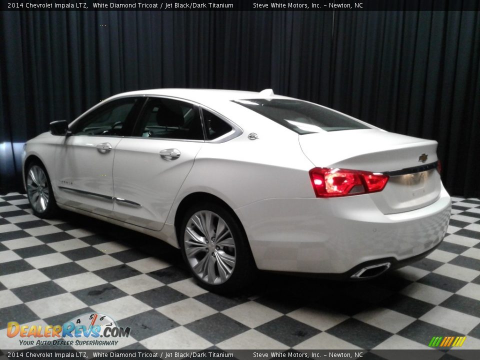 2014 Chevrolet Impala LTZ White Diamond Tricoat / Jet Black/Dark Titanium Photo #8