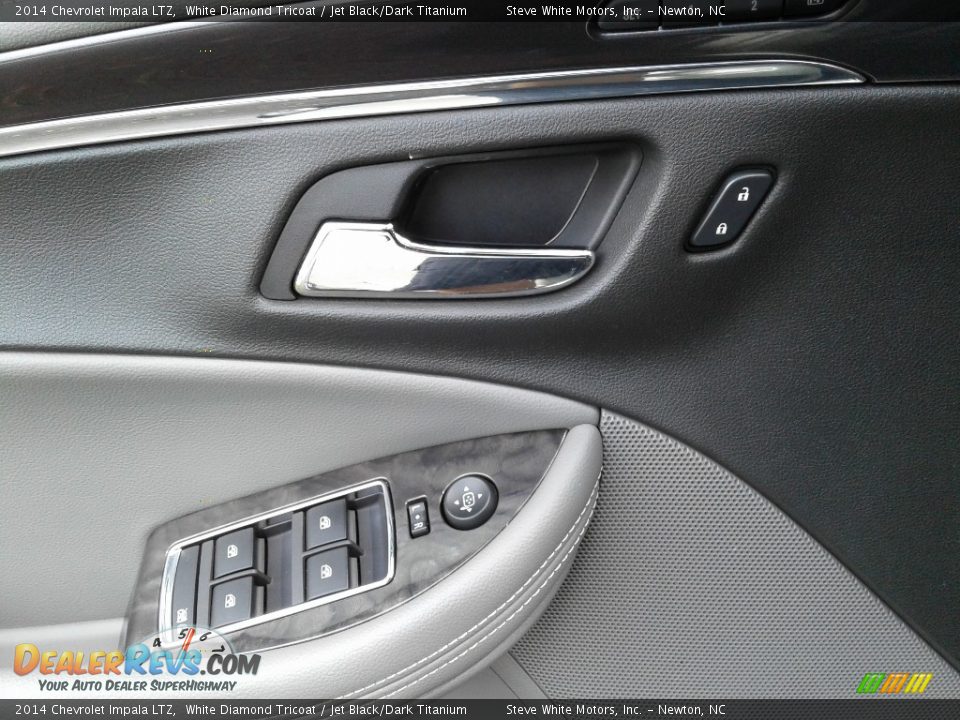 2014 Chevrolet Impala LTZ White Diamond Tricoat / Jet Black/Dark Titanium Photo #9