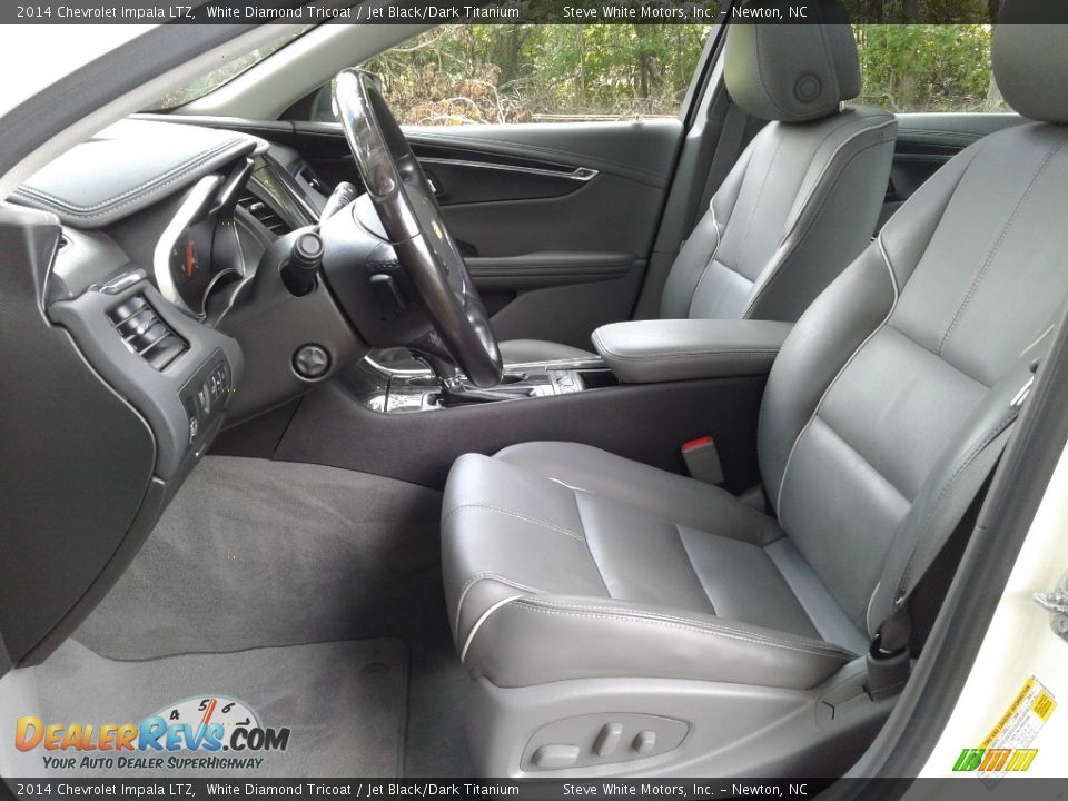 2014 Chevrolet Impala LTZ White Diamond Tricoat / Jet Black/Dark Titanium Photo #10