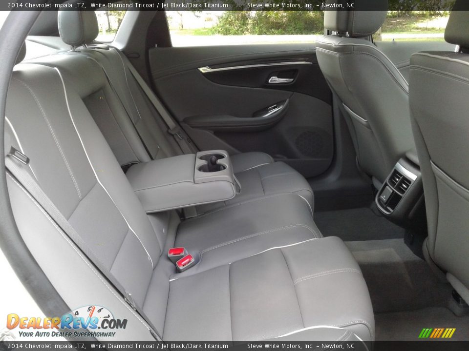 2014 Chevrolet Impala LTZ White Diamond Tricoat / Jet Black/Dark Titanium Photo #14