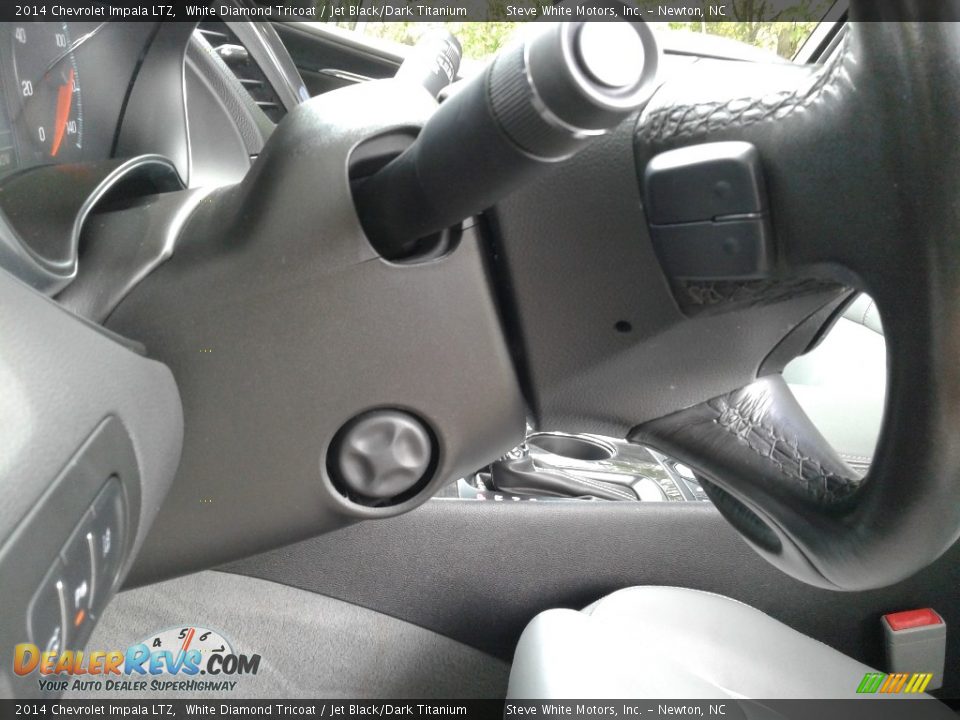 2014 Chevrolet Impala LTZ White Diamond Tricoat / Jet Black/Dark Titanium Photo #17