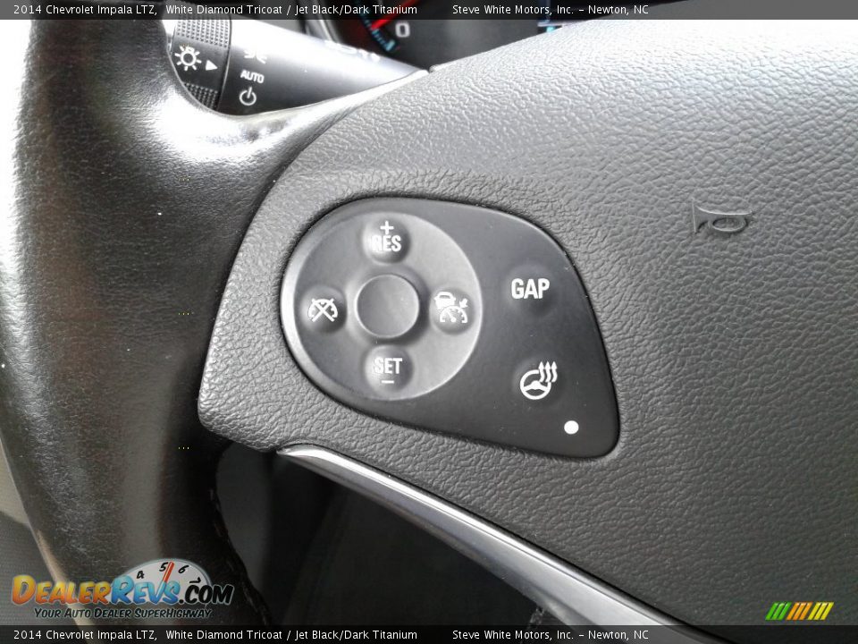 2014 Chevrolet Impala LTZ White Diamond Tricoat / Jet Black/Dark Titanium Photo #18