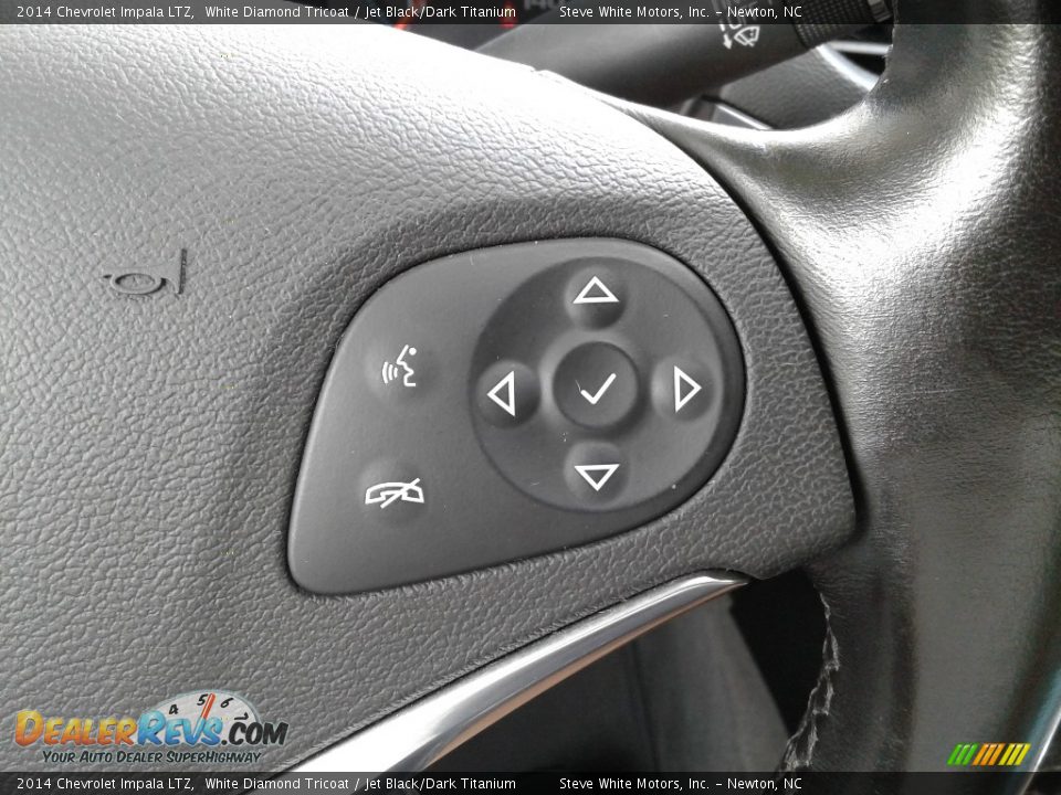 2014 Chevrolet Impala LTZ White Diamond Tricoat / Jet Black/Dark Titanium Photo #19
