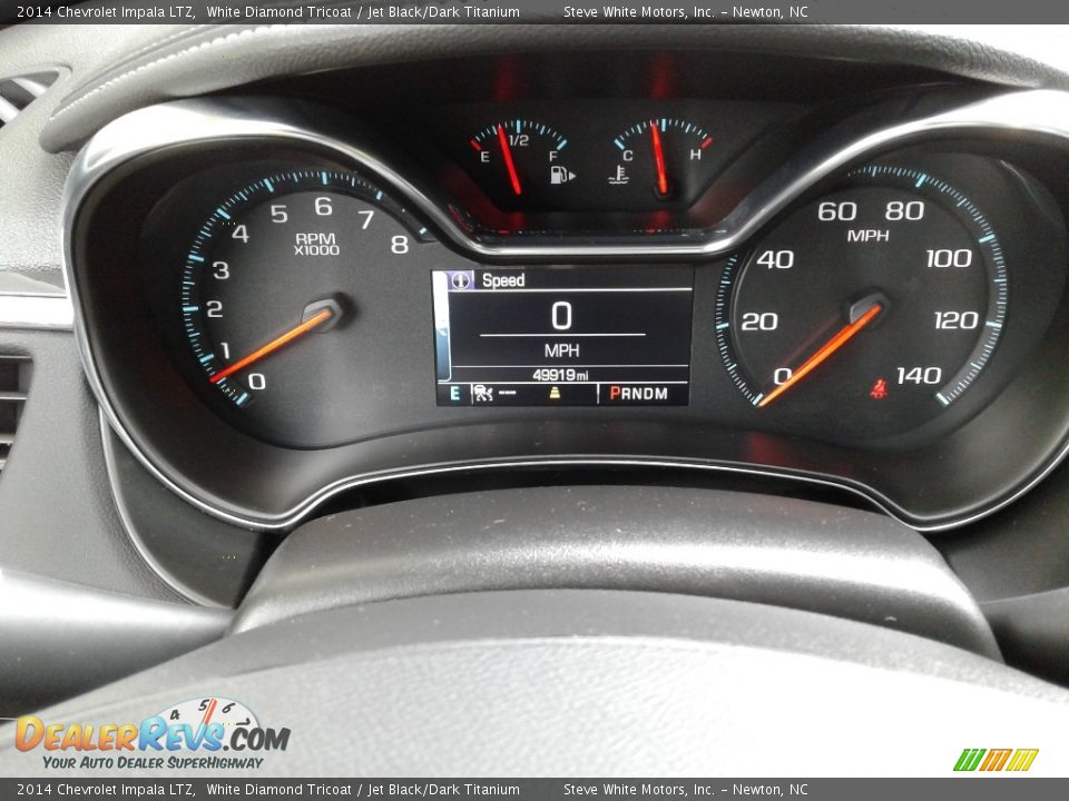 2014 Chevrolet Impala LTZ White Diamond Tricoat / Jet Black/Dark Titanium Photo #20