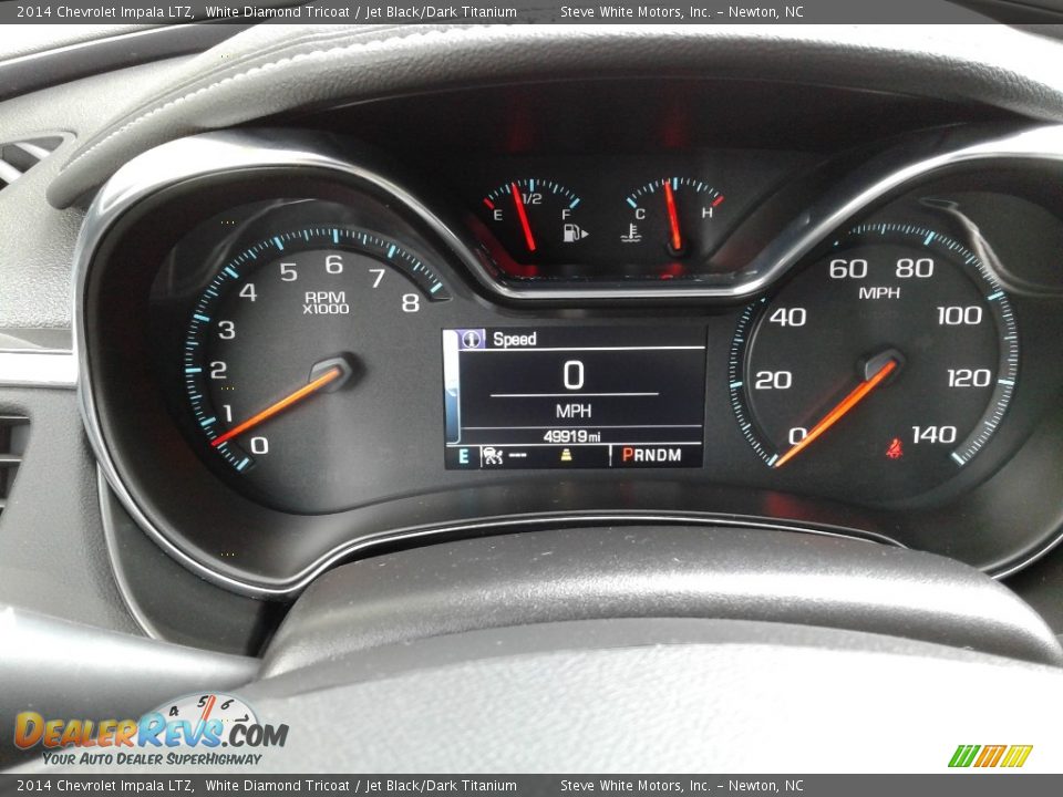 2014 Chevrolet Impala LTZ White Diamond Tricoat / Jet Black/Dark Titanium Photo #21