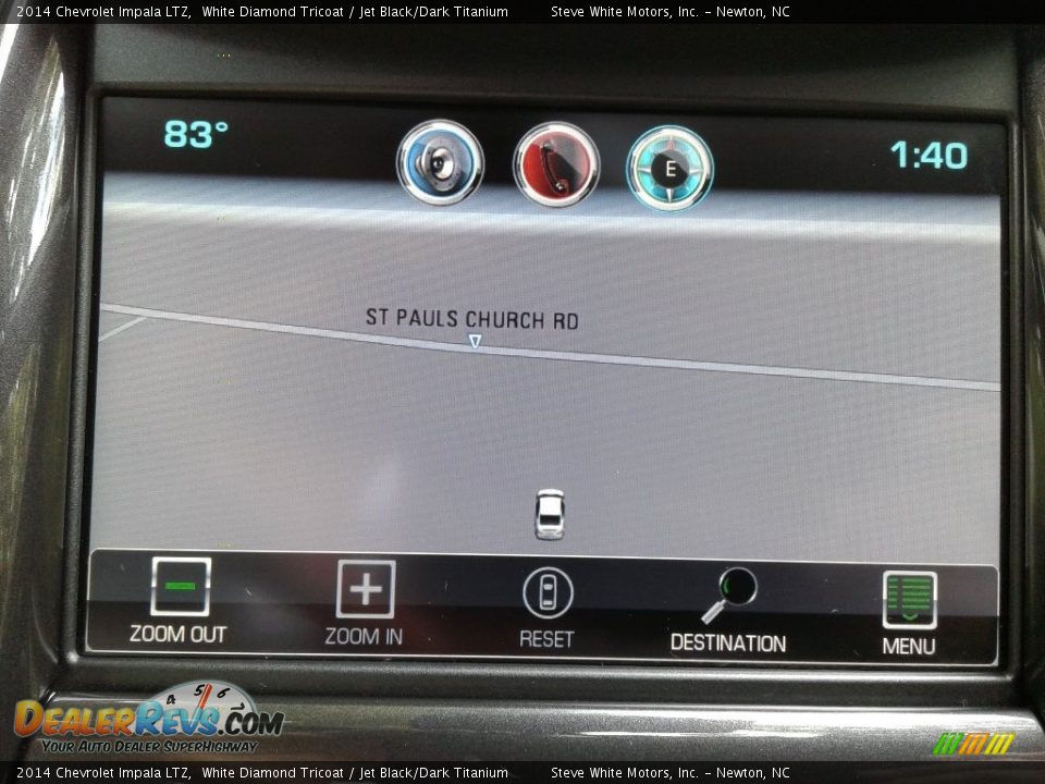 2014 Chevrolet Impala LTZ White Diamond Tricoat / Jet Black/Dark Titanium Photo #24