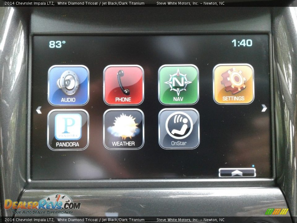 2014 Chevrolet Impala LTZ White Diamond Tricoat / Jet Black/Dark Titanium Photo #26