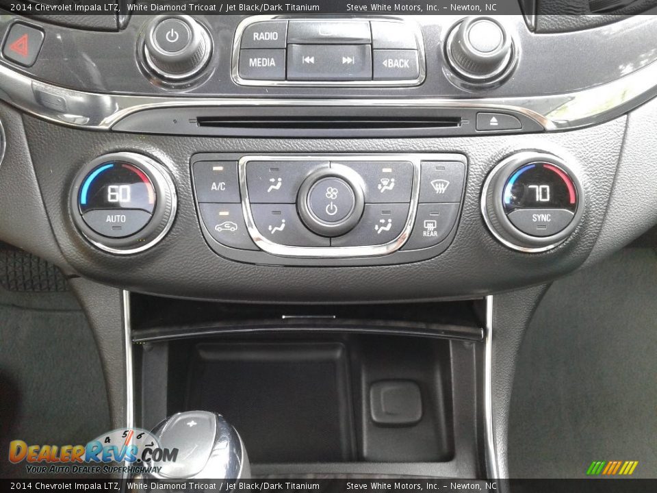 2014 Chevrolet Impala LTZ White Diamond Tricoat / Jet Black/Dark Titanium Photo #27