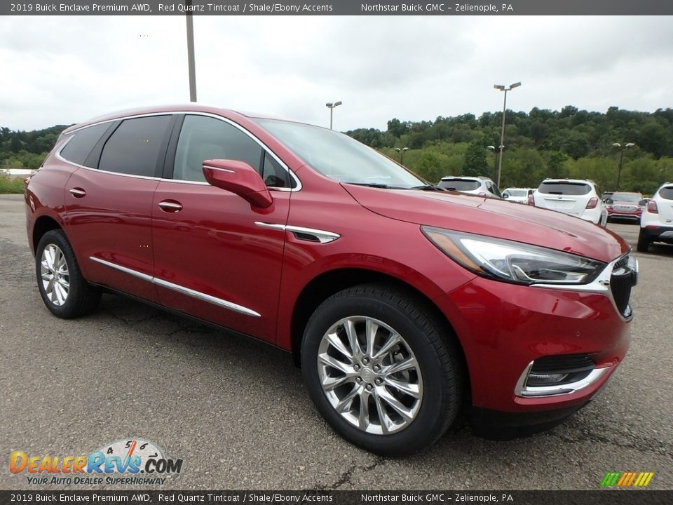 2019 Buick Enclave Premium AWD Red Quartz Tintcoat / Shale/Ebony Accents Photo #3