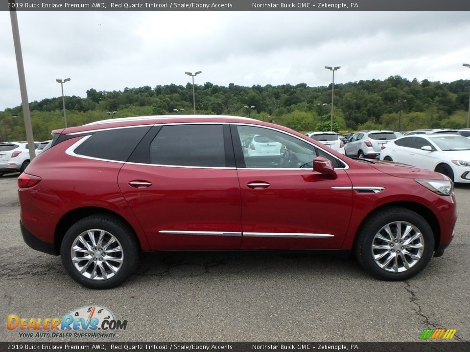 2019 Buick Enclave Premium AWD Red Quartz Tintcoat / Shale/Ebony Accents Photo #4