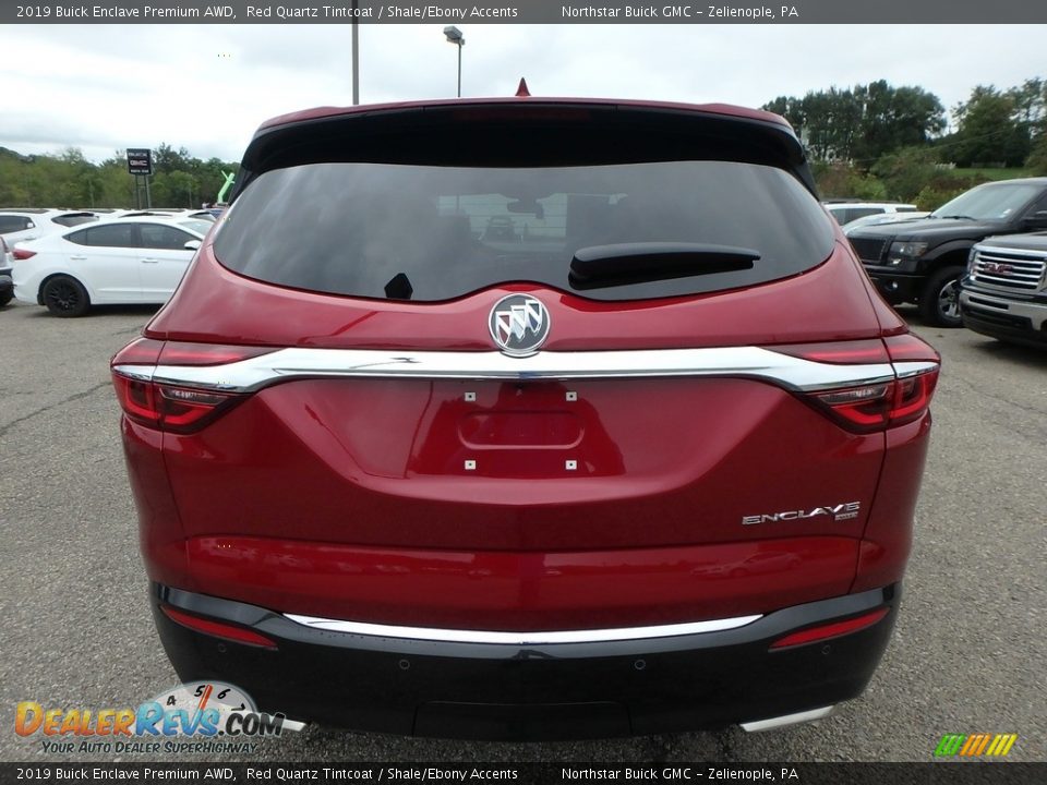 2019 Buick Enclave Premium AWD Red Quartz Tintcoat / Shale/Ebony Accents Photo #6