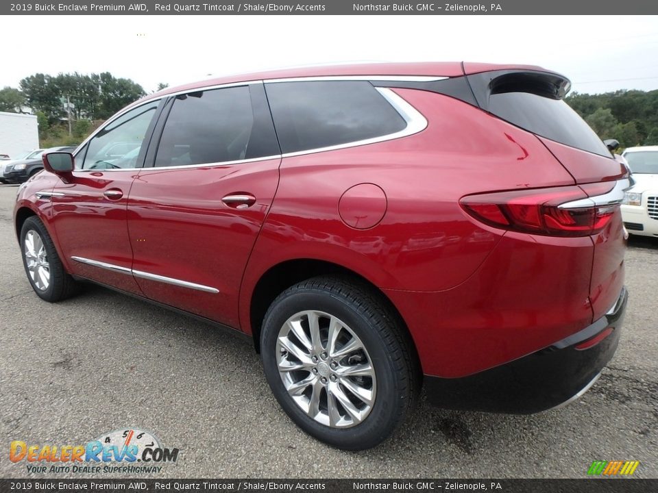 2019 Buick Enclave Premium AWD Red Quartz Tintcoat / Shale/Ebony Accents Photo #8