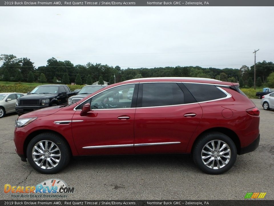 2019 Buick Enclave Premium AWD Red Quartz Tintcoat / Shale/Ebony Accents Photo #9