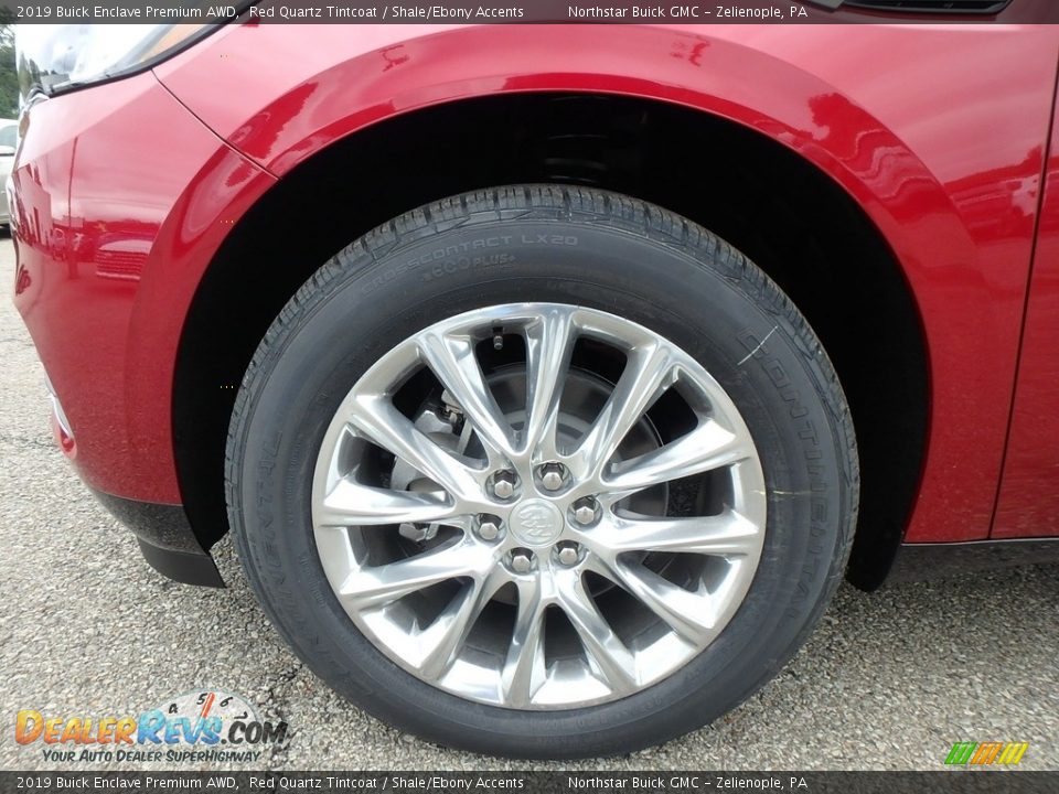 2019 Buick Enclave Premium AWD Red Quartz Tintcoat / Shale/Ebony Accents Photo #10