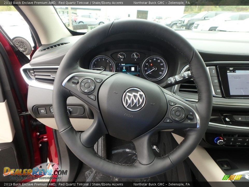 2019 Buick Enclave Premium AWD Red Quartz Tintcoat / Shale/Ebony Accents Photo #17