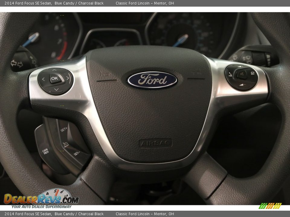 2014 Ford Focus SE Sedan Blue Candy / Charcoal Black Photo #6