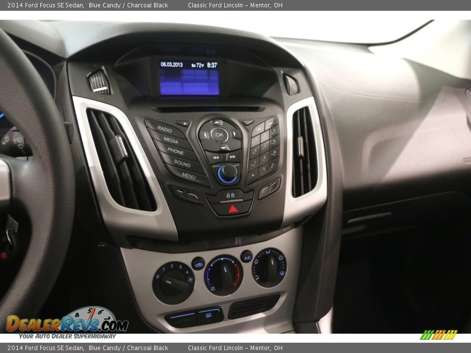 2014 Ford Focus SE Sedan Blue Candy / Charcoal Black Photo #8